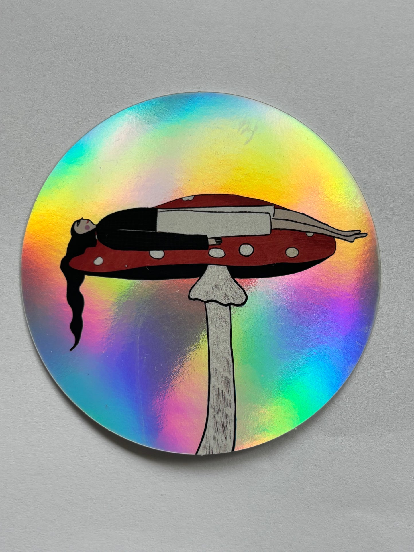 Sticker Mushroom lady