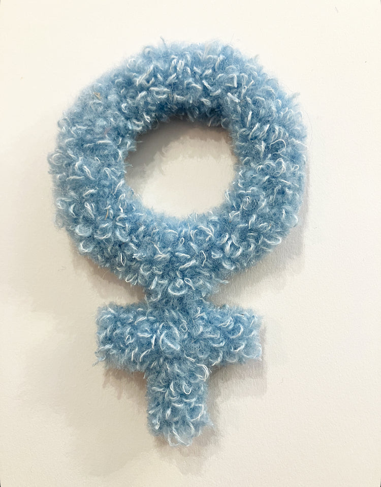 Kvindetegn (lyseblå)