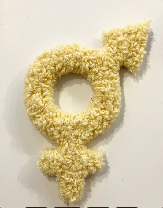 Toiletskilt/vægtæppe
