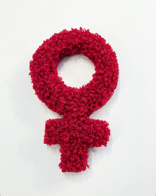 Kvindetegn / vægtæppe